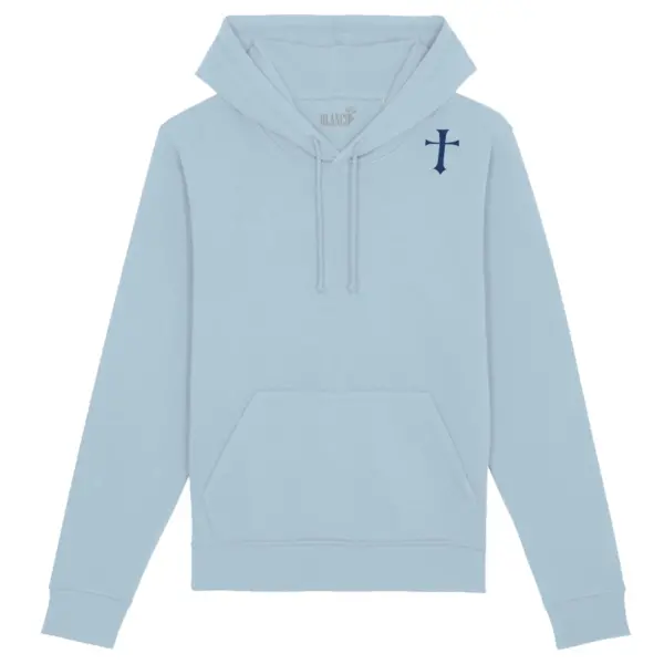 Hoodie blu celeste