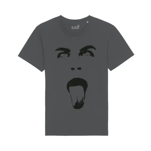 T-shirt crazy grigia