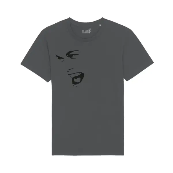 T-shirt smile grigia