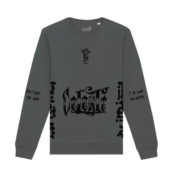 Crewneck tattoo grigia