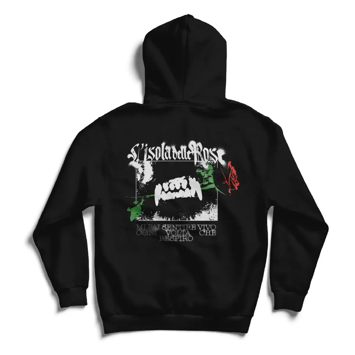 Hoodie L'isola delle rose - immagine 2